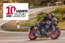 10 ans de garantie sur les motos Suzuki