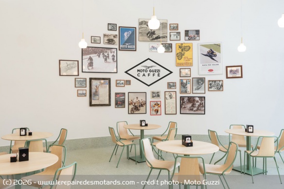 Le site s'imagine aussi en lieu de vie avec son Guzzi Café