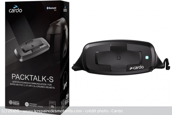 Les intercoms Cardo Packtalk-S et 4X-S
