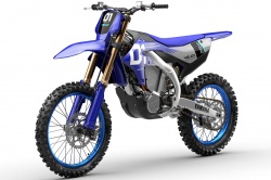 La motocross &eacute;lectrique Yamaha au MX des Nations