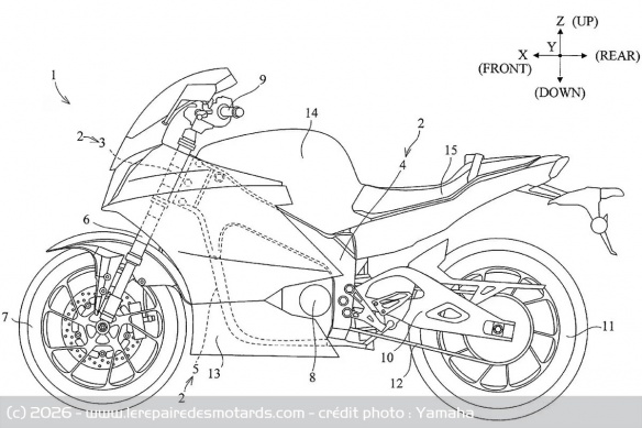 Yamaha poursuit les travaux sur sa sportive &eacute;lectrique