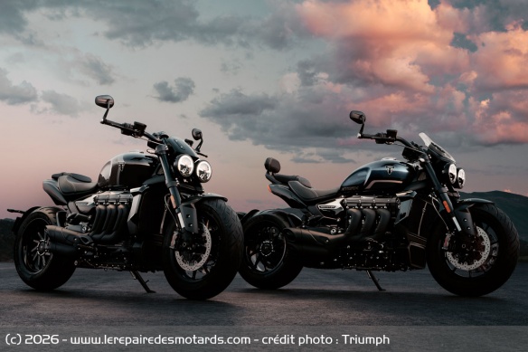 Triumph Rocket 3 Storm R et GT