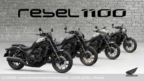 La gamme Honda CMX1100 Rebel 2027