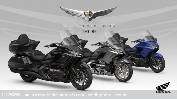 La gamme Honda GL1800 Gold Wing 2027