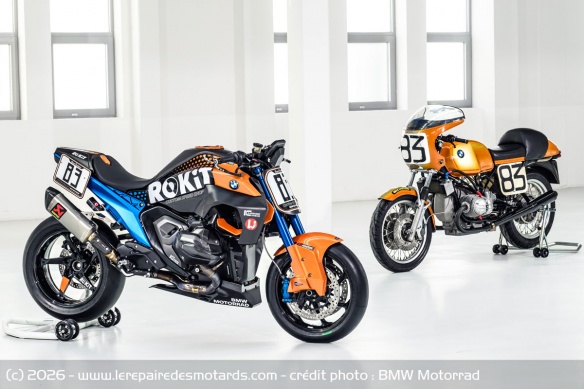 La R 1300 R Superhooligan et la R90S de Mclaughlin La R 1300 R Superhooligan et la R90S de Mclaughlin