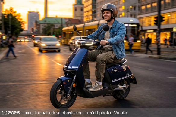 Scooter &eacute;lectrique VMoto CU