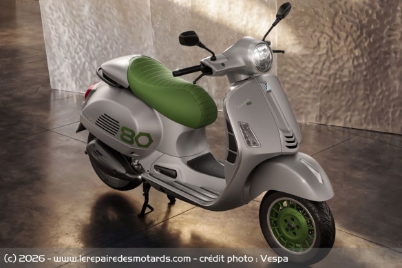 La Vespa Edizione Ottantesimo est vendue 12.000 euros