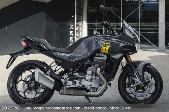 Moto Guzzi V100 Mandello &eacute;dition 105e anniversaire