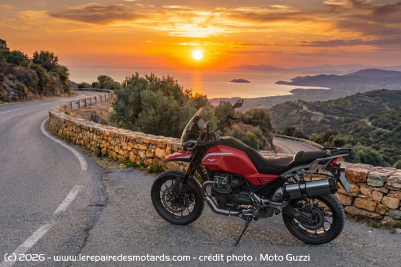 Moto Guzzi aussi propose des remlises de 1500 euros sur sa gamme