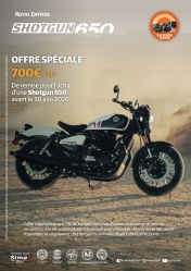 Promo Royal Enfied : Jusqu'&agrave; 700 euros de remise