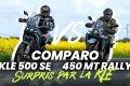 Comparo trails Kawasaki KLE 500 vs CFMoto 450MT
