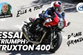 Essai café racer Triumph Thruxton 400