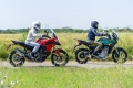 Essai comparatif Moto Guzzi Stelvio vs Ducati Multistrada V2