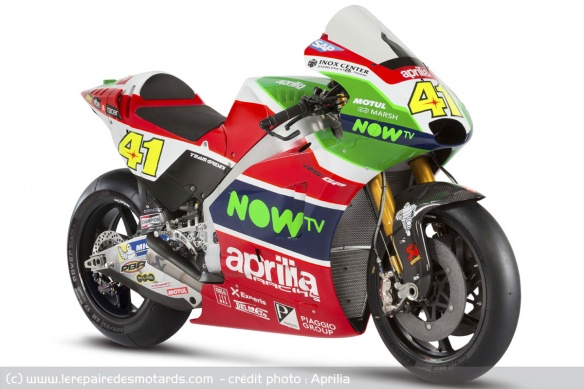 L'Aprilia RS-GP de 2017 L'Aprilia RS-GP de 2017