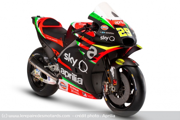 L'Aprilia RS-GP 2019 L'Aprilia RS-GP 2019