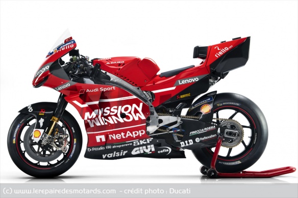 La Ducati Desmosedici GP19