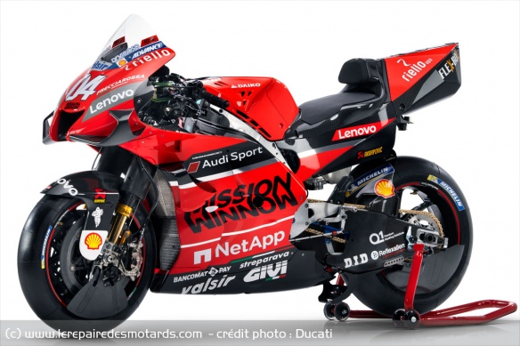La Ducati Desmosedici GP20