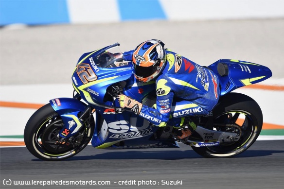 Alex Rins à Valence en 2017