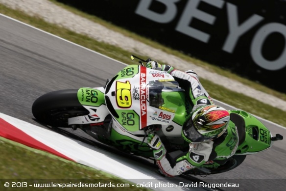 Alvaro Bautista sur la Honda RC213V du team Go&Fun Gresini