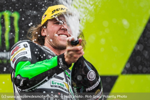 Binder célèbre son premier et unique succès en Moto3