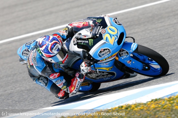 Quartararo lors de sa première saison de Moto3 Quartararo lors de sa première saison de Moto3