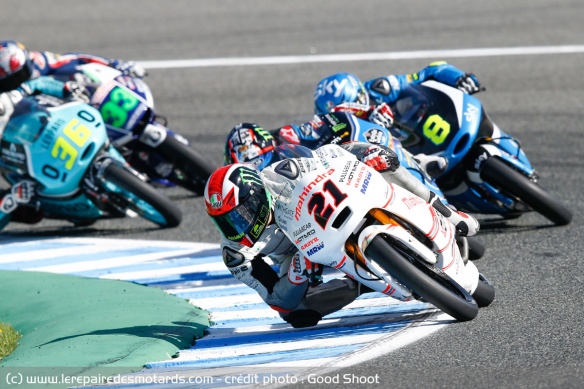 Bagnaia lors du GP Moto3 de Jerez en 2016 Bagnaia lors du GP Moto3 de Jerez en 2016