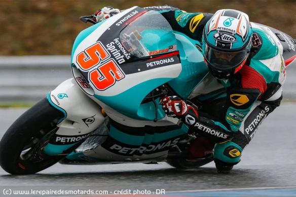 Syahrin sur la Kalex Petronas en Moto2 Syahrin sur la Kalex Petronas en Moto2