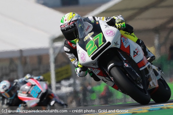 Iker Lecuona avec l'American Racing KTM au GP de France 2019