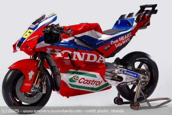 La Honda RC213V de Mir en 2025