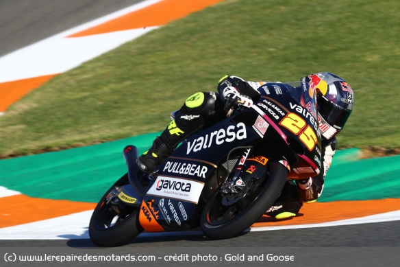 Fernandez sur la KTM du team Nieto au GP de Valence 2019