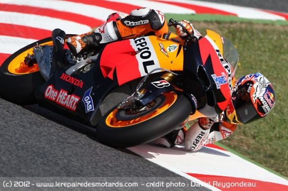 Casey Stoner lors de la saison 2012