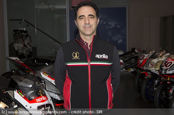 Romano Albesiano, Responsable du département course Aprilia
