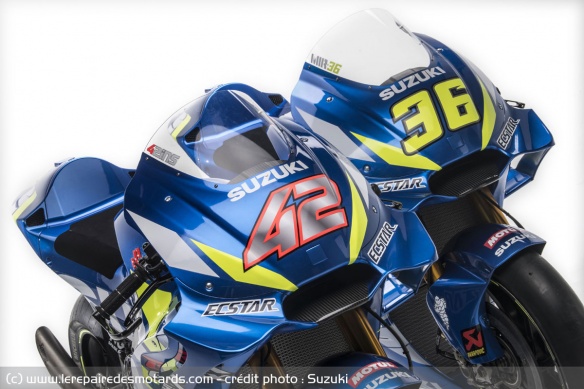 Les Suzuki GSX-RR 2019 de Rins et Mir Les Suzuki GSX-RR 2019 de Rins et Mir