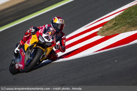 Gagne sur la Fireblade de WorldSBK