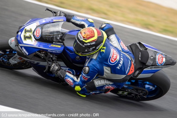 Sandro Cortese sur la R1 du GRT Yamaha WorldSBK Sandro Cortese sur la R1 du GRT Yamaha WorldSBK
