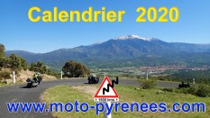 Moto-Pyrnes: calendrier Route 2020 