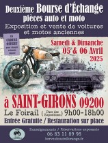 Deuxième bourse d'échange pièces auto et moto