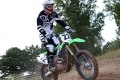 Moto terrain moto verte