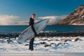 Les îles Lofoten neige !