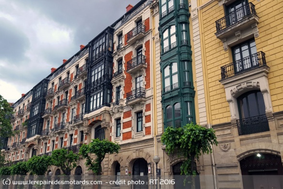 Architecture des immeubes à Bilbao