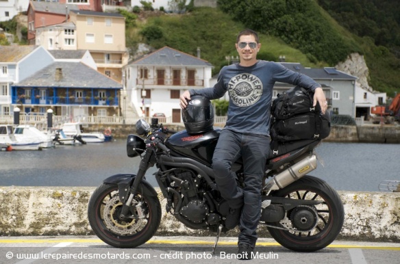 Lolo du Repaire sur la route de Compostelle