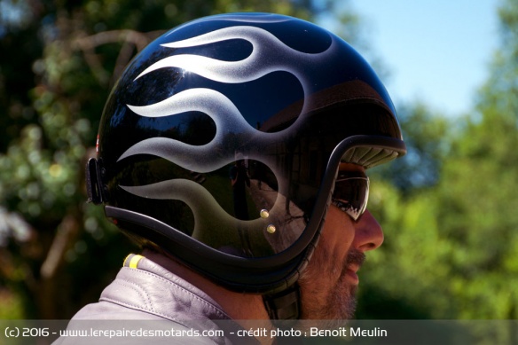 Essai du casque jet Davida Ninety 2 Essai du casque jet Davida Ninety 2