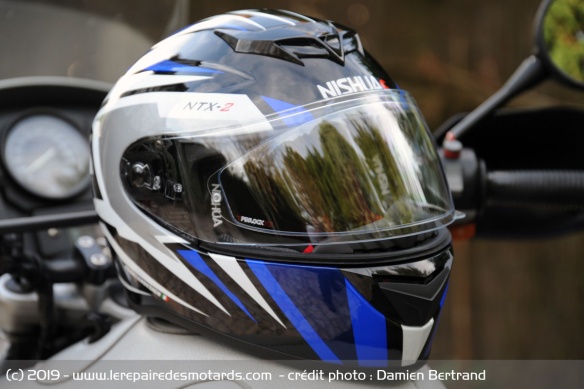 Essai du casque intégral Nishua NTX-2 Essai du casque intégral Nishua NTX-2