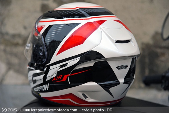 Casque intégral Scorpion Exo-2000 Air de derrière
