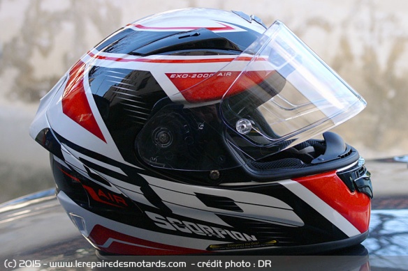 Profil du casque intégral Scorpion Exo-2000 Air