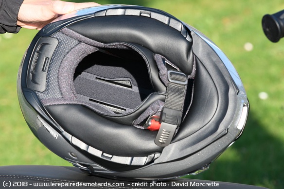 Intérieur casque modulable Shoei Neotec II
