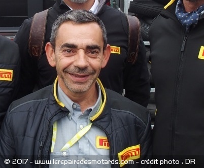 Pascal Serra, spécialiste compétition et pneus pluie chez Pirelli