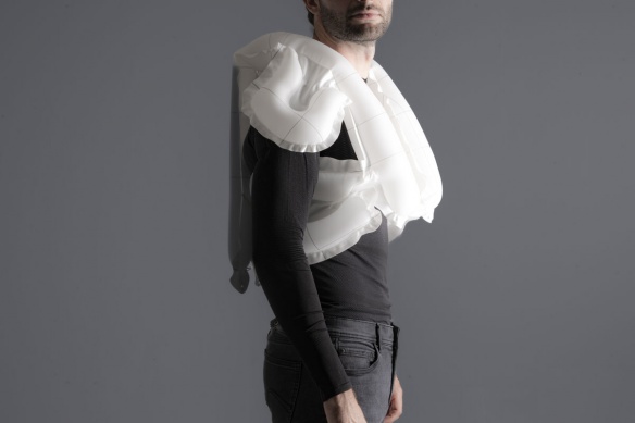 Airbag moto gonflé (c) In&Motion
