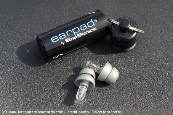 Les bouchons moto EarSonics Earpad