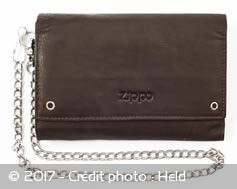 Le porte-feuille Zippo en cuir